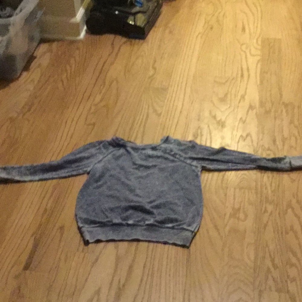 Gray Blue long sleeve shine bright shirt